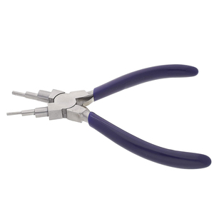 Pince à boucler pour la fabrication de bélières et anneaux de jonction, réparation de bijoux, pince multi-boucles pour le façonnage de bandes et de fils - Product Image 1