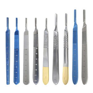 ด้ามมีดผ่าตัด RSI พรีเมียม เบอร์ 4,3  ทำจากเหล็กกล้าไร้สนิม  ขนาด 13 ซม.  สำหรับมีดผ่าตัดทางการแพทย์ ทันตกรรม ห้องปฏิบัติการ และสัตวแพทย์ ได้รับมาตรฐาน CE - Product Image 1