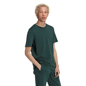T-shirt surdimensionné en coton tricoté à col rond et manches courtes pour homme, qualité supérieure, option d'impression numérique avec logo personnalisé - Product Image 2