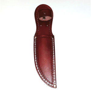 Funda de cuero para cuchillo, funda para cuchillo de hoja fija, funda de cuero hecha a mano, funda para cuchillo para acampar al aire libre, funda para cuchillo para llevar en el cinturón. - Product Image 5