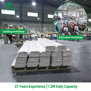 Battiscopa Industriale in WPC PVC da 60mm con Chiodi, <span class=keywords><strong>Adesivo</strong></span> per Pavimenti, Battiscopa Personalizzato per Cucina - Product Image 6