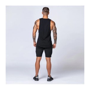 Suéter de Punto para Hombre, Cuello Redondo, Manga Corta, Color Gris, Corte Regular, Transpirable, Secado Rápido, 100% Algodón, Logotipo Frontal - Product Image 6