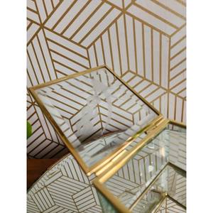 Boîte de rangement élégante en métal et verre qui protège vos accessoires du poussière et des dommages - Product Image 6