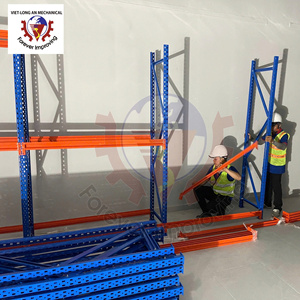 Durable Medium Duty <b>Rack</b> with Powder Coated Steel Frame Ideal for Medium Weight Storage in Warehouse and Commercial Space - Product Image 2