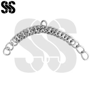 Chaîne de laisse pour cheval en acier inoxydable robuste, de qualité supérieure, durable, résistante à la rouille, facile à fixer, à pression douce et longue durée - Product Image 3
