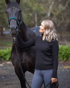 Camiseta de equitación para mujer OEM, ligera, de manga corta, transpirable, elástica, para entrenamiento ecuestre, venta al por mayor. - Product Image 1