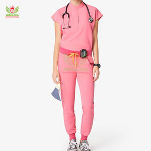 Conjunto de Uniforme Médico Barato para Enfermeras y Esteticistas: Blusa y Pantalón para Mujer y Hombre, Traje de Trabajo para Doctoras - Product Image 1