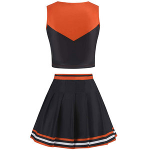 Tenue de cheerleading professionnelle Solid Trader Pro Level Performance Gear, couleurs vibrantes, tissu respirant, mobilité améliorée, style élégant. - Product Image 2