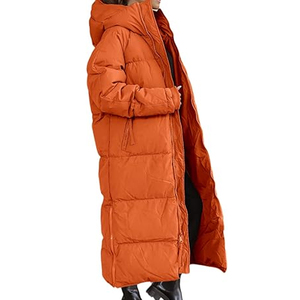 Doudounes pour femmes, style long et ample, manteaux d'hiver pour femmes, vestes pour filles, pour le bureau, 2025 - Product Image 4