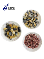 Galets de pierre naturelle pour jardin extérieur - Couleurs mélangées, finition polie, durables, écologiques, lavés à l'eau, non toxiques, gravier décoratif