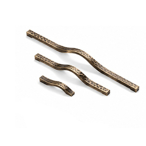 Brass Bar Cabinet Handle Rectangle Knob Minimalist Design for Kitchen Furniture Dresser <b>Drawer</b> Wardrobe-Durable Finish Easy - Product Image 5