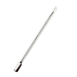 Pousse-cuticules et lime à ongles double face en acier inoxydable pour manucure, soin des cuticules, durable, réutilisable, manucure professionnelle - Product Image 2