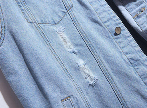 Best Men's Vintage Denim Vest Ripped Sleeveless Winter Moto <b>Biker</b> <b>Waistcoat</b> Formal Waterproof Reversible Windproof Breathable - Product Image 6