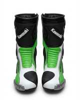 Bottes de course moto mi-mollet personnalisées - Tige en cuir microfibre légère, respirante et protectrice, fermeture éclair latérale antidérapante
