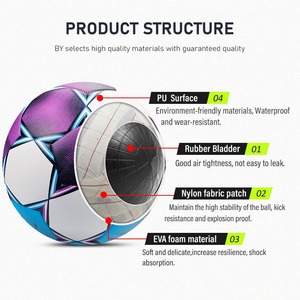 Balón de Fútbol Personalizado 2026, PU Termosellado, Alta Calidad, Bajo Precio, Popular, con Buenas Reseñas - Product Image 3