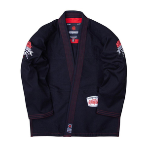 Shoyorol Batch Negro Unisex #   Kimono Brasileño de Jiu-Jitsu BJJ, Uniforme de Jiu-Jitsu, 100% Poliéster, 440g, Transpirable, Corte Holgado, Logotipo Personalizado - Product Image 1
