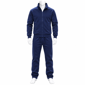 Conjunto Deportivo Personalizado al por Mayor para Hombre, Sudadera con Capucha y Pantalones Deportivos con Apliques Bordados y Logotipo Impreso, 100% Algodón - Product Image 5