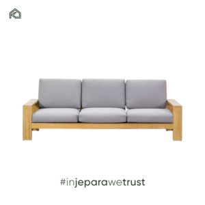 Chaise de jardin extérieure en teck massif, résistante à l'eau, fabriquée à la main, style moderne et luxueux, pour hôtel, resort, villa, meubles d'Indonésie - Product Image 2