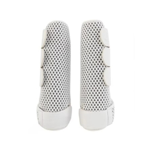 Botas de cepillado para caballos de fabricación personalizada con diseño duradero, malla de alto rendimiento y cuero PU para uso equino - Product Image 6