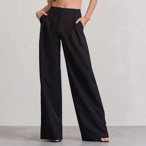 Pantalones Acampanados de Mujer 2026 de Cintura Alta, Moda Urbana, Pantalones Largos de Pierna Ancha para Otoño, Fabricante de Pantalones - Product Image 4