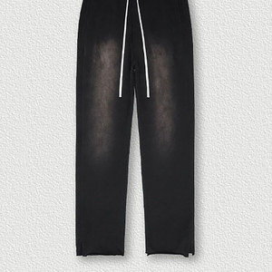 Pantalon décontracté surdimensionné pour homme, effet délavé, fabrication professionnelle, prix de gros, personnalisable – Nouvelle collection en promotion - Product Image 4