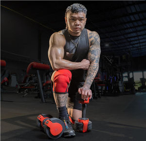 Protection de genou personnalisée pour CrossFit, manchon en néoprène épais avec protection professionnelle pour la musculation lourde - Product Image 3