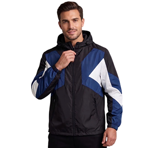 Chaqueta Cortavientos de Primavera para Hombre, Estilo Urbano, con Capucha, Impermeable, Transpirable, con Cierre Frontal, Servicio OEM - Product Image 1