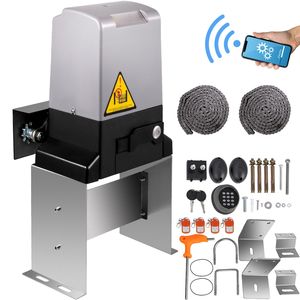 Apriporta Automatico Scorrevole da 3300 LBS con Materiale in Alluminio, 2 Telecomandi e Distanza di Controllo di 70 m per Vialetti - Product Image 4