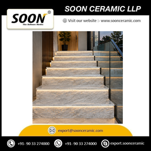 กระเบื้องเซรามิก SOON CERAMIC รุ่น Marble DOVER WHITE 7D แคลไซต์แผ่นใหญ่ ขัดเงา ทันสมัย เป็นมิตรกับสิ่งแวดล้อม ดีไซน์แบบ 3 มิติ สำหรับตกแต่งผนังห้องนั่งเล่น - Product Image 6