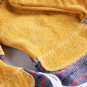 Guantes de Soldadura de Cuero, Industriales, de Seguridad, Resistentes al Fuego, de Uso General, Duraderos, con Textura Granulada, para Trabajadores - Product Image 4