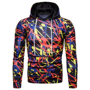 Vente en gros de sweats à capuche pour hommes en molleton 100% coton, coupe classique, personnalisables par sublimation, pour l'hiver - Product Image 1