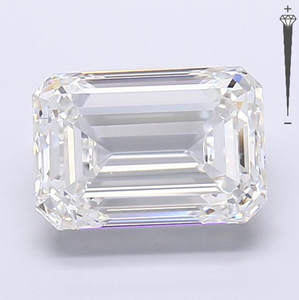 Diamante Cultivado en Laboratorio con Certificación IGI, Corte Esmeralda de 5.54 CT, Color F, Claridad VVS2, CVD LG 771644180, ROYAL GEMS para Joyería - Product Image 1