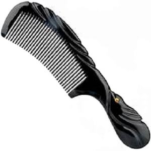 Peine de peinado de cuerno de búfalo pulido personalizado de la mejor calidad, peines de cuerno de vaca Natural hechos a mano, herramienta de estilismo de cuerno de buey blanco náutico - Product Image 6