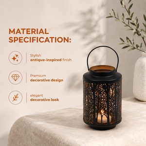 Die Schattenwald-Laterne Luxuriöse Lasergeschnittene Baumzweig-Dekoration und Geschenkbox - Product Image 4