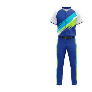 Tenue de baseball sur mesure, design OEM, best-seller, prix abordable, confortable, respirante, 100% polyester, logo personnalisé. - Product Image 3