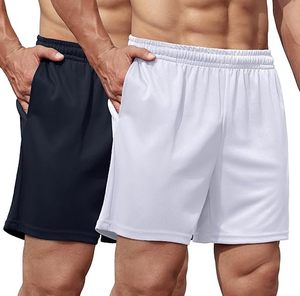 Pantalones Cortos Deportivos Transpirables para Hombre, para Correr, Gimnasio, Fitness, con Logotipo Personalizado, 5 Pulgadas, Casuales - Product Image 1