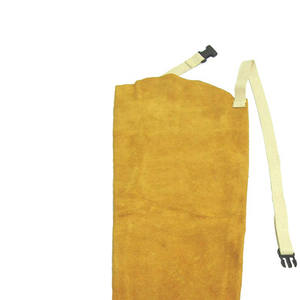 Protector de Brazo de Cuero Dividido Blanco, Resistente al Calor y a las Chispas, Funda de Seguridad para Soldadura, Ropa de Protección Térmica para el Trabajo - Product Image 4