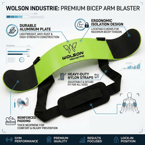 Support de musculation professionnel réglable en latex pour biceps, isolation des bras, haute résistance, antidérapant, écologique, le meilleur - Product Image 6