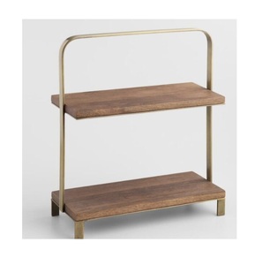 Support à gâteau en bois massif durable pour le service quotidien des gâteaux, présentoir à cupcakes, finition bois naturel élégante, vaisselle - Product Image 6