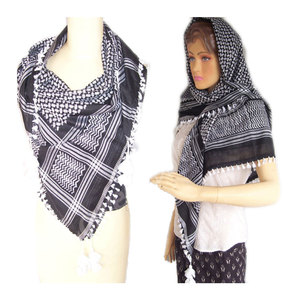 Écharpe Shemagh Keffiyeh Arabe pour Homme, Hiver, Haute Qualité, Vente Chaude, Écologique, Légère, Motif à Carreaux, Vente en Gros - Product Image 1
