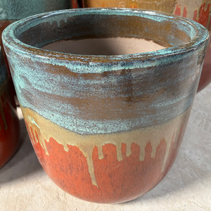 Maceta de Terracota Rústica Hecha a Mano para Bonsái, con Orificio de Drenaje, Ecológica, Duradera, Acabado en Arcilla Púrpura, Diseño Clásico, para Exteriores - Product Image 4