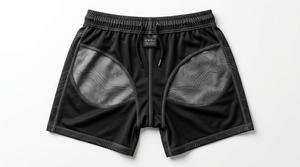 Top Selling Summer Fashion Solid Mesh <b>Shorts</b> for <b>Men</b> with Custom Logo OEM Service <b>Compression</b> Design - Product Image 4