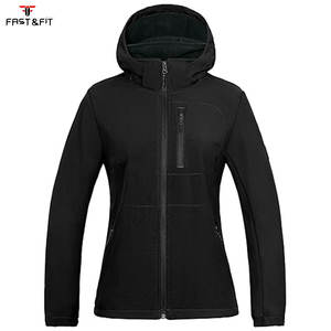 Casual Winter Warm Windproof Lightweight <b>Quilted</b> Printed Woman <b>Jacket</b> Custom Logo Waterproof Zip Outdoor Softshell <b>Jacket</b> - Product Image 2