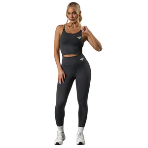 Women's Casual High Waist Knitted Yoga Leggings Gym Workout Running Fitness Stretch Activewear <b>Tummy</b> <b>Control</b> Training Soft Fit - Product Image 1