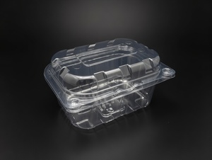 Contenants en HIPS transparents de qualité alimentaire en gros, boîtes jetables pour le stockage des fruits et l'emballage alimentaire avec couvercles - Product Image 1