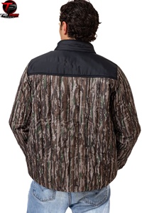 Veste Softshell Isolée Premium pour Homme, Légère, pour Chasse, Randonnée, Camping, Travail, Fermeture Éclair Intégrale, Col Montant, Imprimée, Idéale pour le Froid - Product Image 6