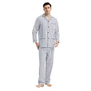 Vêtements de nuit décontractés pour hommes, pyjama en tissu doux, pyjama respirant pour un sommeil paisible - Product Image 1
