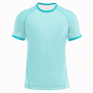 Camiseta Deportiva de Manga Corta para Hombre, Personalizada, de Alta Calidad, Color Verde Lima, Transpirable, de Poliéster y Elastano, para Gimnasio - Product Image 4