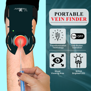 Portable Handheld <b>Vein</b> <b>Finder</b> Device for IV Access Phlebotomy for Nurses Clinics & Home Use - Product Image 2