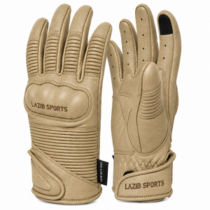 Gants de moto en cuir véritable personnalisés, respirants, légers, pour la course, le tourisme et l'utilisation en extérieur - Product Image 2